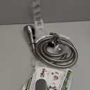 CECEFIN Kitchen Faucet Hose Attachment, Sink Sprayer Replacement Head with 4.9 Ft Stainless Steel Hose, Water Saving Aerator with 3Way Diverter Valve for Hair Washing Laundry Room and Pet Shower,G- Gery2- Aquablade Sprayer