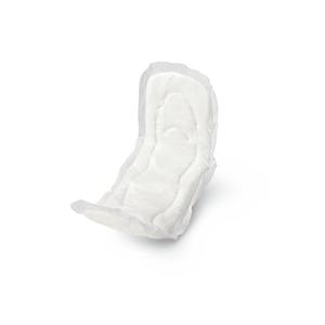 Medline Maxi Sanitary Pads with Adhesive Strip, 11", Individually Wrapped (Pack of 12)
