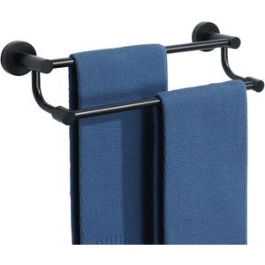 Alise Double Towel Bars, Towel Racks for Bathroom, Wall Mount Towel Holder, SUS304 Stainless Steel Towel RackDouble Towel Rod Towel Hanger, 16 Inch Towel Rail,Matte Black, GOY4400-B Alise Double Towel Bars, Towel Racks for Bathroom, Wall Mount Towel Holder, SUS304 Stainless Steel Towel RackDouble Towel Rod Towel Hanger, 16 Inch Towel Rail,Matte Black, GOY4400-B