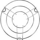 Round Stainless Steel Hot Stove Oven Trivet Pan Pot Holder Raised Cooking Rest Pad Kitchen Decor