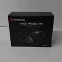 HAPPRUN Native 1080P Bluetooth Projector, Full HD Portable Outdoor Movie Projector with Built-in Speaker, Compatible with Smartphone, HDMI, USB, AV, Fire Stick, PS5 for Home, Bedroom, Outdoor Use