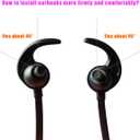 LMS Universal Ear Fins, Premium Memory Foam Earbuds Tips, Silicone Eartips - 3 Pairs Each, 2 Cord Clips