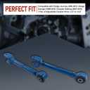 2Pcs Rear Adjustable Rear Upper Control Arm Compatible with Dodge Journey 2009-2010, Dodge Avenger 2008-2010, Chrysler Sebring 2007-2010, 1 Pair of Adjustable Camber Arms -2.5 to +2.5