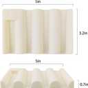 Soap Dish for Shower, Bathroom & Kitchen  Non-Slip, Self-Draining Design to Keep Soap Dry, Extend Soap Life  Easy to Clean, Compact & Durable (Beige, 2 pcs)