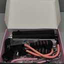 Pilates Bar Kit with Resistance Bands, Multifunctional Yoga Pilates Bar with Heavy-Duty Metal Adjustment Buckle, Portable Home Gym Pilates Resistance Bar Kit for Women Full Body Workouts (Jet Black(20/25/30lbs))