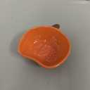 DOITOOL Pumpkin Ramekins Set of 2 - Autumn Pumpkin Shaped Dipping Plates for Halloween Thanksgiving Sauce Condiment Snack Bowls Microwave & Dishwasher Safe