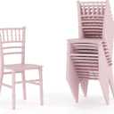 Flash Furniture Hercules Series Children's Resin Event Chairs, Commercial/Residential All Occasion Chairs for Kids, 330 lb. Static Weight Capacity, Set of 6, Pink