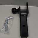 Nilight 3 in 1 ATV UTV Multi Hitch Mount with 1-7/8 inch Ball Hitch Rated 2000 LBS Fits 2 Inch Receiver Winch Strap Loop Rated 5000 LBS