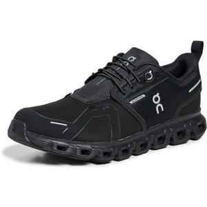 On Women's Cloud 6 WP Sneakers, Black/Black, 6.5 Medium US