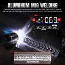 ANDELI Aluminum MIG Welder 145A，Pulse Gas MIG Lift TIG Stick 4-in-1