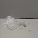 36 Pcs Christmas Snowflake Ornaments Crystal Iridescent Christmas Tree Ornaments Clear Plastic Hanging Acrylic Snowflake Xmas Tree Decor for Paty Decor, 3 Size 1.7 Inch/3 Inch/4 Inch(Clear)