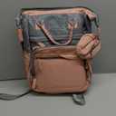 DERJUNSTAR Diaper Bag Backpack  Large Capacity Baby Diaper Bag with Changing Pad, Waterproof Travel Backpack for Boys & Girls, Multi-Function Baby Bag with USB Charging Port, Rose Pink