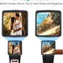 35mm Slide and Film Viewer, Negative Scanner, Desk Top LED Lighted Illuminated Viewing, 3X Magnification, USB Powered
