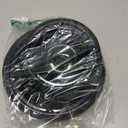 2 Packs Whirpool Drip Pans, Thickening to Prevent Bending and Rust-Includes Black Stove Drip Pans, Chrome 