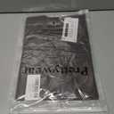 Prettywear Women's V Neck T Shirt Short Sleeve Summer Shirts Cotton Tops Basic Casual Trendy Tee(Coffee, S)