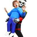 Camlinbo Inflatable Kids Halloween Costume, Blow Up Reaper Costume for Halloween Scary Boys Girl Cosplay Party