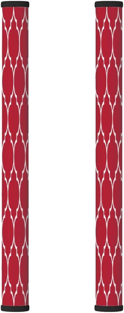 GzLeyigou Moroccan Pattern 2Pcs Refrigerator Door Handle Covers, Washable Kitchen Appliance Decor Handles Keep Your Fridge Microwave Oven Stove or Dishwasher Clean from Food Stains (Medium)