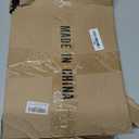 4 Pack - 16 inch Black Hidden L Shelf Bracket (1/5 Inch Thicked) Iron Floating Shelf Brackets Rustic Industrial Metal Brackets for Shelf Support