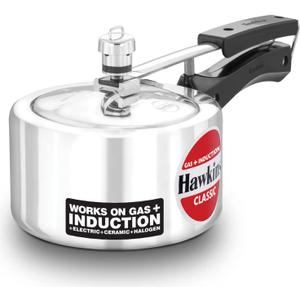 Hawkins Classic Pressure Cooker, Induction Inner Lid Cooker, Pan Cooker, Best Cooker, Silver ICL15 1.5 Litre (1.6 Quarts)