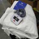 Sealy Heated Mattress Pad Queen Size, Luxury Quilted Electric Bed Warmer with Dual Controller 10 Heat Settings & Auto Off 1-12 Hours | Fit Up to 17" Deep Pocket | ETL Certified | Machine Washable