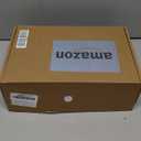 LUKETURE Laptop Holder, Steel Desk Side Storage, No Drill Standing Desk Accessories, Laptop Mount with Pen Holder, Back to School Supplies, Fits Flat Edge Tables 0.3" to 2.8" (White, M(1 Tier))