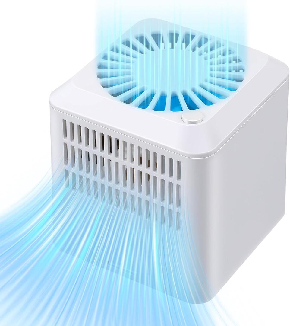 RV Fridge Fan, High Power 3,500 RPM Motor with 3 Sides Vents Increase Airflow, Battery Operated Motorhome Refrigerator Cooling Fan RV Freezer to Distribute Air Inside, Easy ON/Off and Low Noise