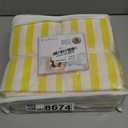 Best Season 4 Piece Stripe Microfiber Stripe Sheet Set - Super Soft Luxury Hotel Deep Pocket,Stain, Fade & Wrinkle Resistant Bedding Set (Yellow,Full Size)