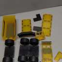 Learn & Grow Mega Movers - Jumbo Magnetic Tiles Construction Trucks X2 Dump Truck & Bulldozer Vehicles, Moveable Wheels - Durable STEM Toy, Kids Ages 3+, Compatible with Other Tiles - Limited Edition