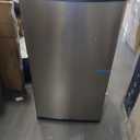 Midea MERM33S1AST Mini Fridge, 3.3 Cu.ft Compact Fridge with Internal Light, Adjustable Thermostat, Reversible Door, Low Noise for Dorm, Office, Bedroom, Stainless Steel, 3.3 Cubic Feet