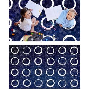 OLEEK Large Classroom Rug Elementary 8x10 - Classroom Rugs for Kids Room - Classroom Carpet Elementary - Kids playroom Rug 8 x 10 - Preschool Rugs for Classroom - Schoolgirl Style Classroom Decor