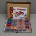 Snap Circuits Jr. SC-100 Electronics Exploration Kit, Over 100 Projects, Full Color Project Manual, 28 Parts, STEM Educational Toy for Kids 8 +