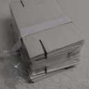 Shipping Boxes 7x5x2" 25 Pack - White Corrugated Cardboard Box Mailers for Small Business, Literature Mailer Box Packaging Supplies