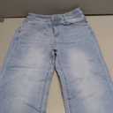 Sidefeel Women's Wide Leg Jeans High Waisted Stretchy Capri Pants, Size 4