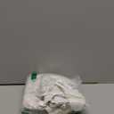 jinchan Linen Kitchen Curtains 36 Inch Floral Tier Curtains Farmhouse Cottage Core Flax Cafe Rod Pocket Country Small Window Drapes for Laundry Room Bathroom RV 2 Panels Blue on Beige