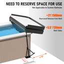 Adjustable Hot Tub Cover Lift - Spa Cover Removal System, 31.5"-41.3" Height, 57"-92.5" Width, Fits Most Rectangular Hot Tubs Cover Lifter, STAND