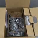 Panasonic Cordless Phone, Easy to Use with Large Display and Big Buttons, Flashing Favorites Key, Built in Flashlight, Call Block, Volume Boost, Talking Caller ID, 2 Cordless Handsets - KX-TGU433W (White)