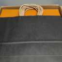 Qiqee 100Pcs Wide Large Paper Gift Bags with Handles - 13"x4.5"x10" Kraft Small Party Bags - 16 Solid Colors