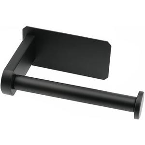 Toilet Roll Holder Wall Mounted - Self Adhesive Stainless Steel Toilet Paper Holder for Bathroom & Kitchen - Waterproof & Rust Resistant - No Drilling Required