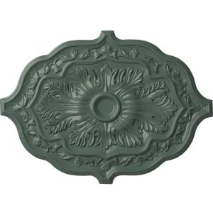 Ekena Millwork CM36X26PECBF 36"W X 26"H X 1 1/2"P Pesaro Ceiling Medallion , Cloud Burst
