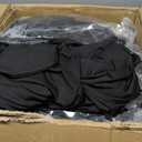 VEVOR Stretch Spandex Folding Chair Covers, Universal Fitted Chair Cover, Removable Washable Protective Slipcovers, for Wedding, Holiday, Banquet, Party, Celebration, Dining (100PCS Black)