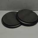 Wenqik 2 Pieces Padded Bucket Lid Seat 5 Gallon Bucket Seat Lid Black Padded Pail Stool with Soft and Thick Cushion for Outdoor Sport Skiing Camping Fishing Indoor not Include Pail