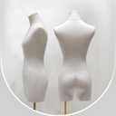 Female Mannequin Dress Form, Adjustable Height Model Body Display Torso with Metal Square Base Stand, Multipurpose Body Manikin for Dress Jewelry Sewing Clothing ( Color : Gold , Size : C )