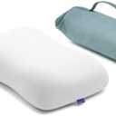 Amazon.com: Cushion Lab Travel Deep Sleep Pillow  Compact Memory Foam Neck Pillow for Sleeping, Portable Pillow for Hotels, Camping, Side & Back Sleepers, On-The-Go  Wellness Green : Home & Kitchen