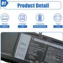 54Wh V6W33 Battery Compatible with Dell 15 3511 3520 3515 3510 5510 5515 5518 5310 5635 5625 5630 Latitude 3320 3330 3420 3520 Vostro 3515 3525 Series 15V 4-Cell