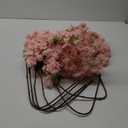 Sunnyskar 10Pcs Fake Long Stem Blossom (4 Stems/Piece) Simulation Encrypt Cherry Blossoms for Wedding Home Decorative Artificial Flowers - (Color: Pink)