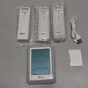 Indoor Outdoor Thermometer Wireless, 4.5 Inch Display Digital Hygrometer Thermometer Temperature Humidity Monitor with 330ft Range Sensor and Adjustable Backlight (White)