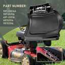 987-02516A Hinged Mulching Plug Assembly Compatible With Troy Bilt, Cub Cadet, Yard Machines Models Replacement Hinged Mulching Plug TB110 TB130 TB230 987-02516 687-0251 - With Screw & Screw Washers