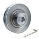 AB400-5/8 Single Groove Web Sheaves, v Belt Pulley 4" OD 5/8 inch bore,Motor Pulley Carbon Steel for A B 5L 4L V-Belts