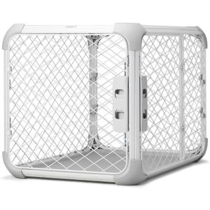 Diggs Evolv Modular Dog Crate for Dogs 18-22" Tall, Ash, Small