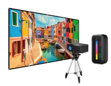 iLive Cinema Pop-Up Movie Theater Kit